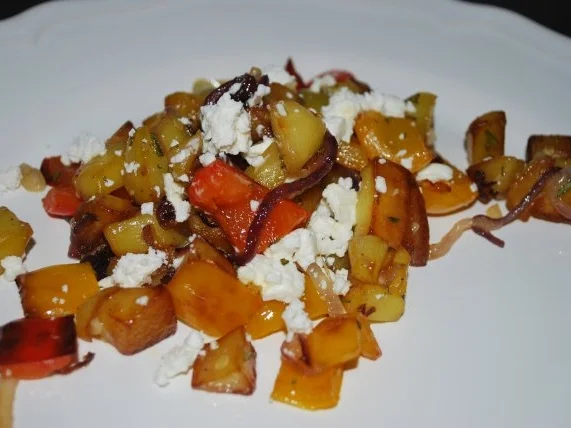 Rezept: Bratkartoffel-Pfanne griechische Art Bratkartoffel-Pfanne griechische Art - Rezept