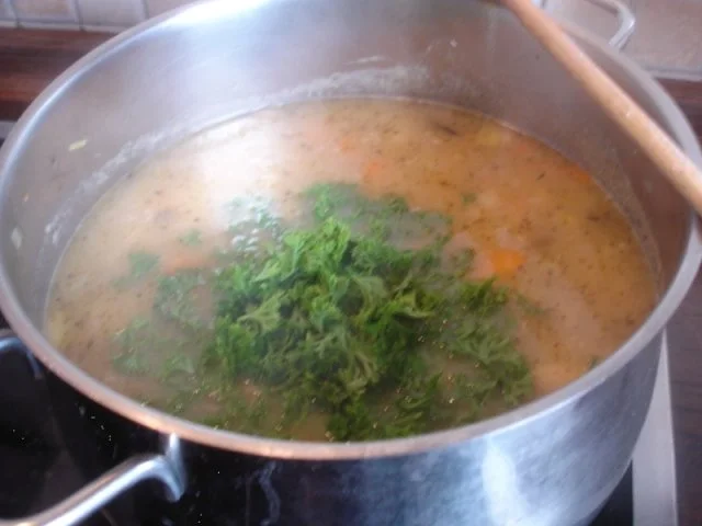 Rezept: Kartoffelsuppe mit Pilzen nach Ivanka Bild Nr. 12 Kartoffelsuppe mit Pilzen nach Ivanka - Rezept - Bild Nr. 12