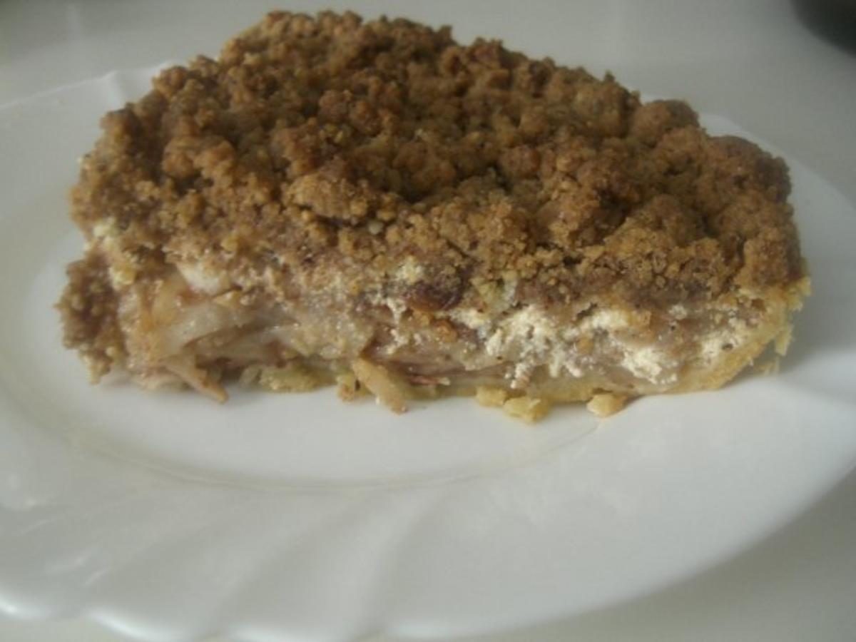 Apple-Pie mit Zimt-Nuss-Streuseln (Cinnamon Crumble Apple Pie) - Rezept