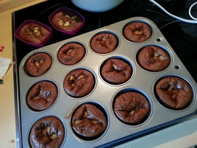 Rezept: Chunky Monkey Muffins Bild Nr. 2 Chunky Monkey Muffins - Rezept - Bild Nr. 2