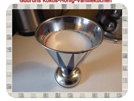 Kuchen: Kokos-Honig-Vanillekuchen - Rezept - Bild Nr. 3