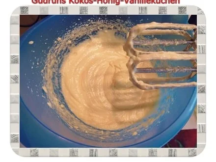Kuchen: Kokos-Honig-Vanillekuchen - Rezept - Bild Nr. 5