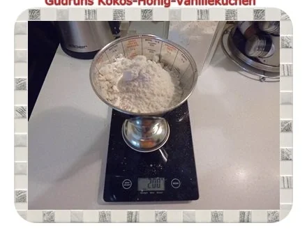 Kuchen: Kokos-Honig-Vanillekuchen - Rezept - Bild Nr. 7