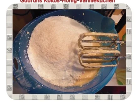 Kuchen: Kokos-Honig-Vanillekuchen - Rezept - Bild Nr. 9