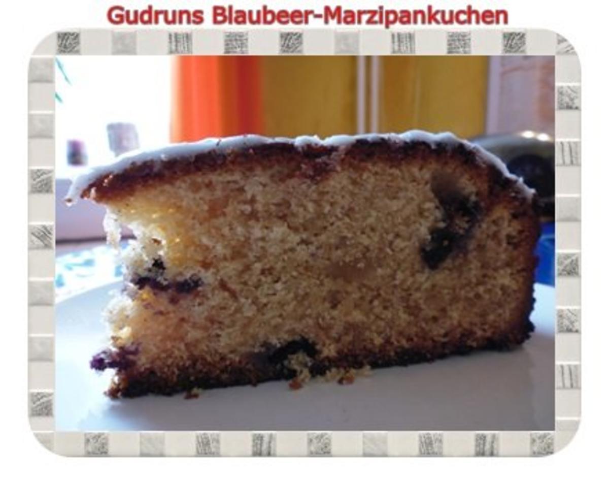 Bilder für Kuchen: Blaubeer-Marzipankuchen - Rezept