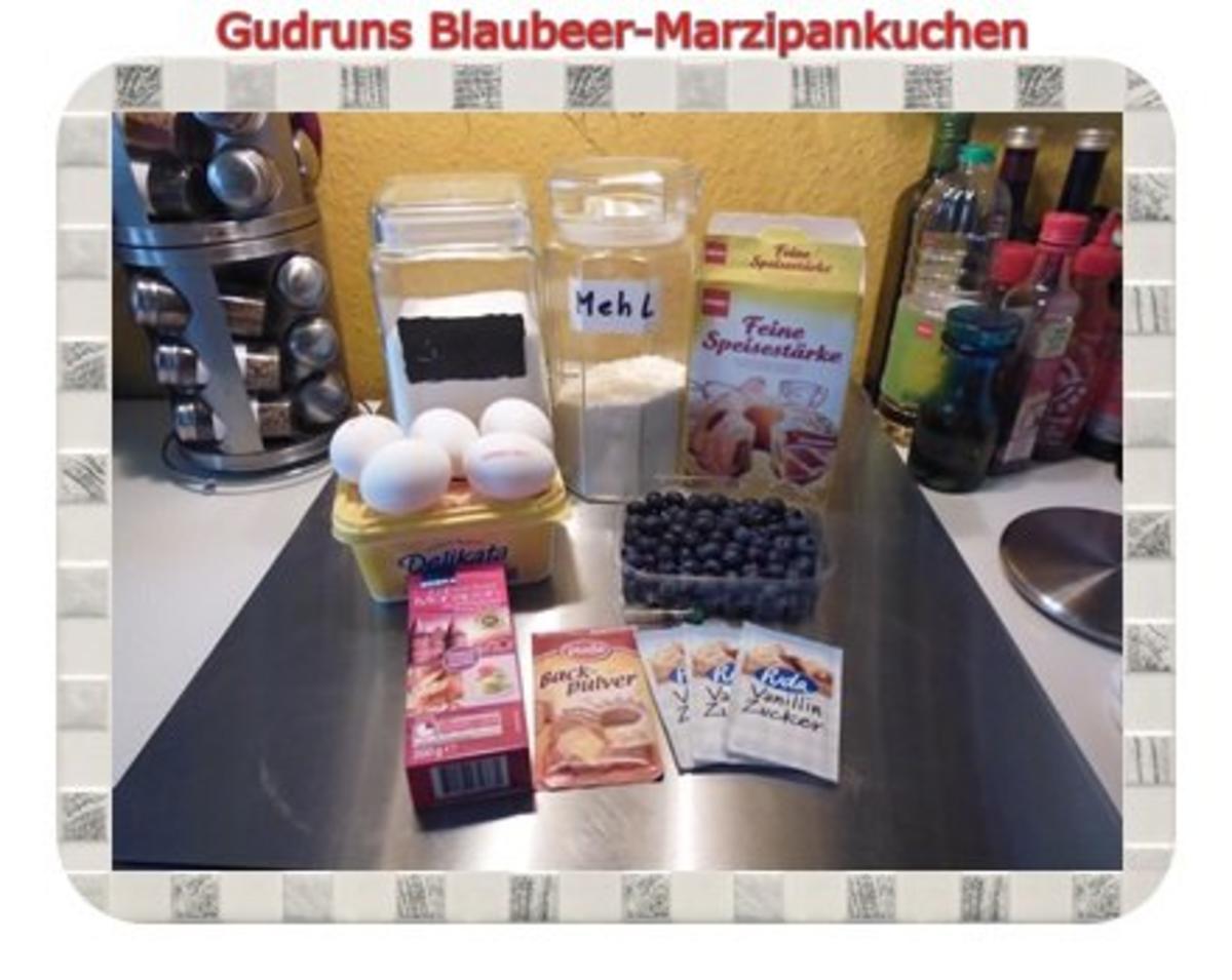 Kuchen: Blaubeer-Marzipankuchen - Rezept - Bild Nr. 3