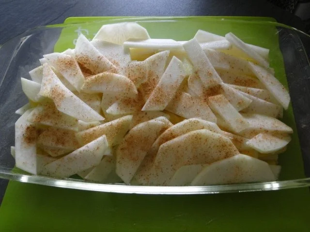 Rezept: Kohlrabi-Kartoffelauflauf mit Käse Männe wollte Frikadellen dazu Bild Nr. 4 Kohlrabi-Kartoffelauflauf mit Käse Männe wollte Frikadellen dazu - Rezept - Bild Nr. 4