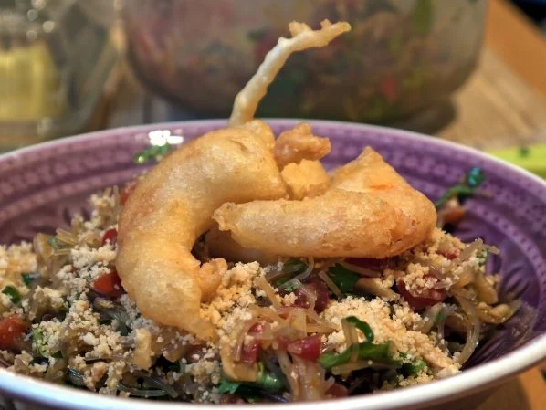 Glasnudelsalat mit Tempura-Garnelen - Rezept - Bild Nr. 20