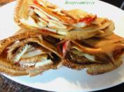 Snacks:   CRÊPES mit fruchtiger Fülle - Rezept