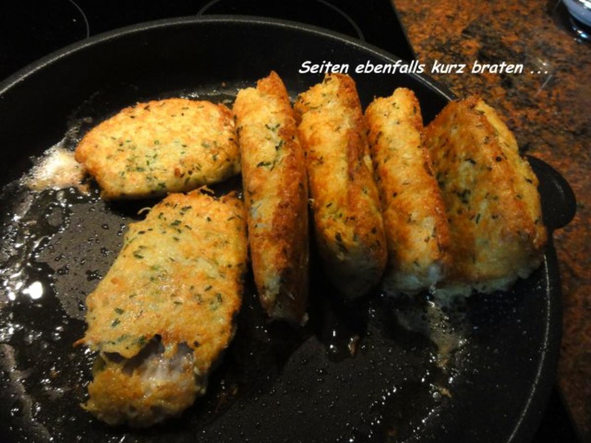 Fisch:   SEELACHS-FILET in Kartoffelkruste - Rezept - Bild Nr. 10