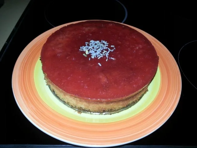 Rezept: Strawberry Lavender Cheescake Strawberry Lavender Cheescake - Rezept