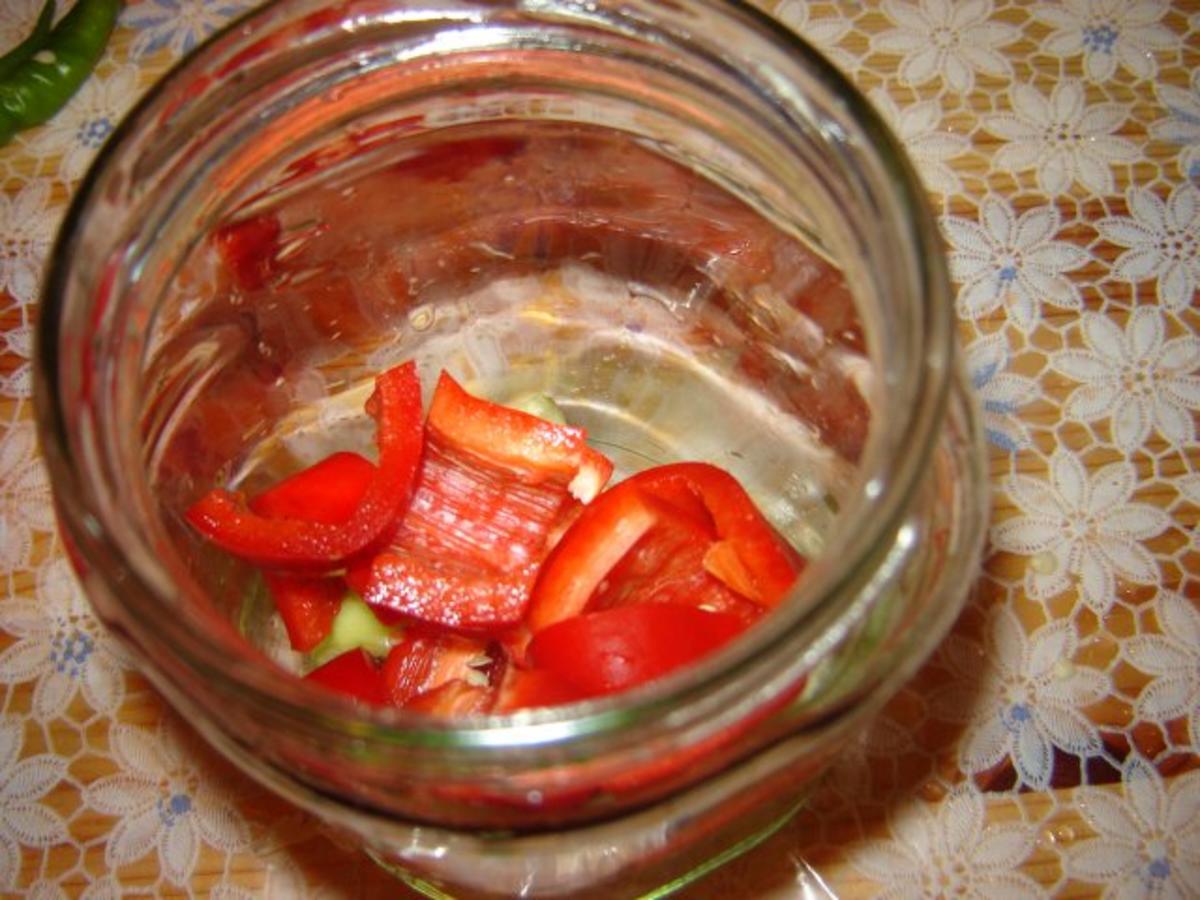 Sauer eingelegte Paprika - Rezept - Bild Nr. 7