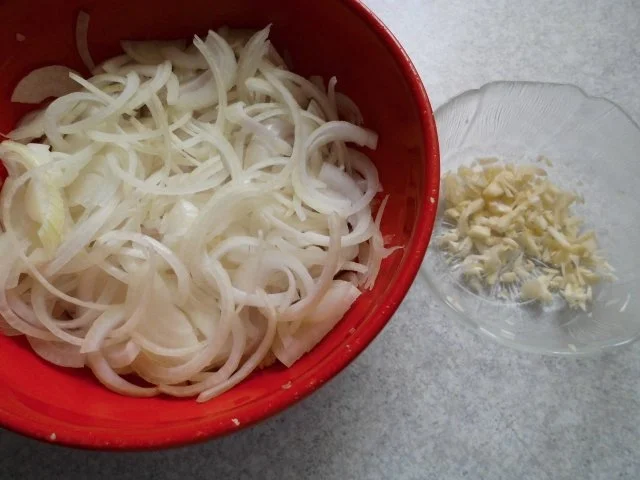 Auflauf: Hackfleisch mit Zwiebeln / Auflauf ist eine Ansammlung von Menschen - Rezept - Bild Nr. 4