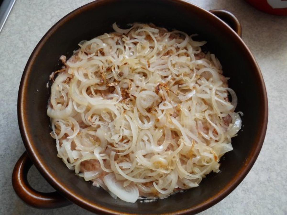 Auflauf: Hackfleisch mit Zwiebeln / Auflauf ist eine Ansammlung von Menschen - Rezept - Bild Nr. 11
