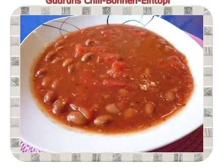 Eintopf: Chili-Bohnen-Eintopf - Rezept