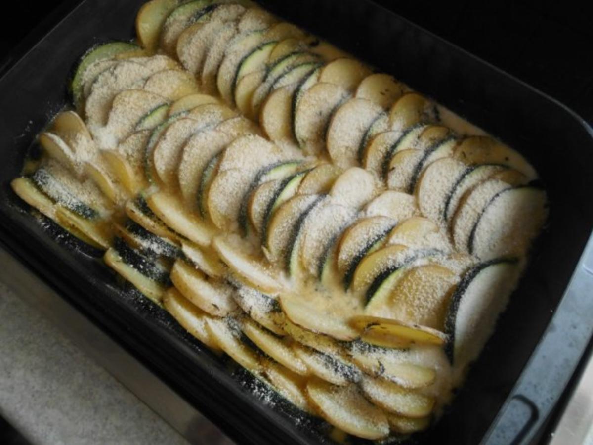 Zucchini-Kartoffel-Gratin - Rezept - Bild Nr. 13