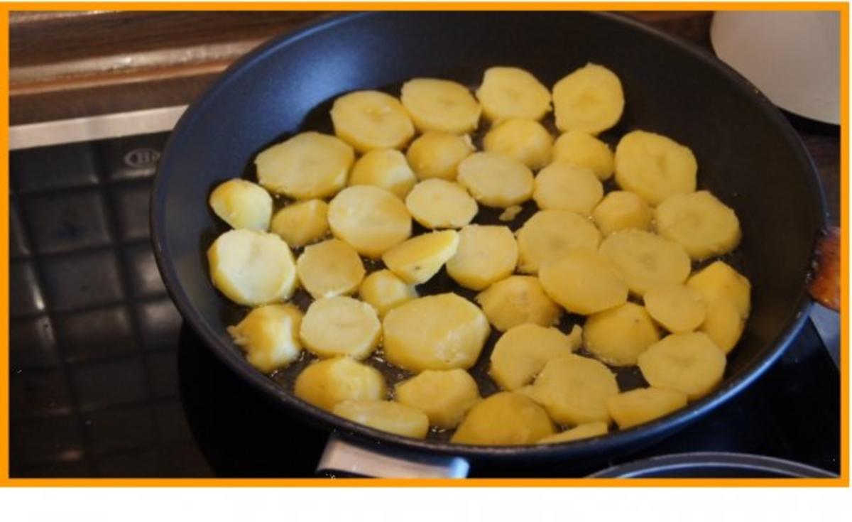 Bratkartoffeln mit Mais und Sülze - Rezept - Bild Nr. 6