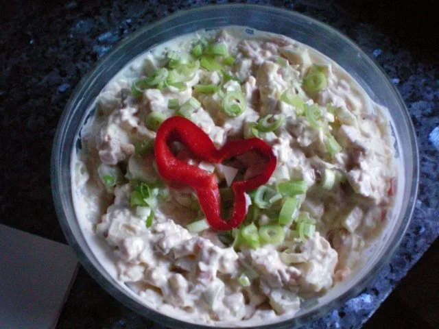 Salat: Schinken-Eiersalat - Rezept