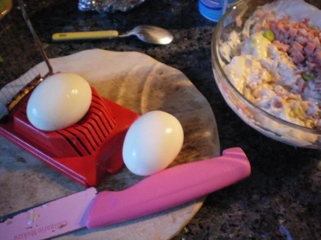 Salat: Schinken-Eiersalat - Rezept - Bild Nr. 4