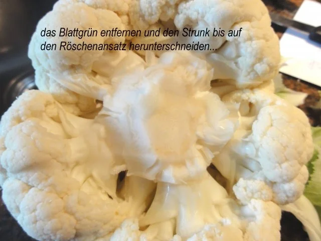 Rezept: Gemüse: BLUMENKOHL in Scheiben Bild Nr. 3 Gemüse: BLUMENKOHL in Scheiben - Rezept - Bild Nr. 3