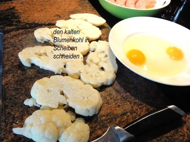 Rezept: Gemüse: BLUMENKOHL in Scheiben Bild Nr. 6 Gemüse: BLUMENKOHL in Scheiben - Rezept - Bild Nr. 6