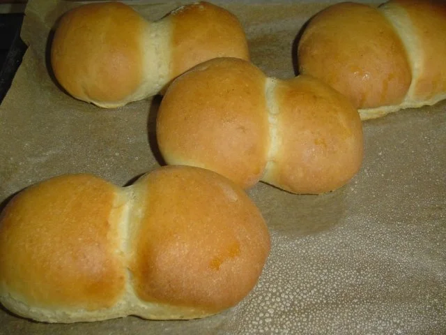 Zwillingsbrötchen - Rezept