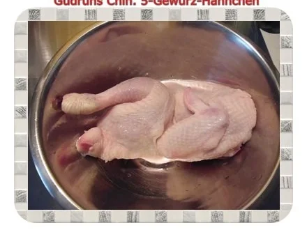 Geflügel: Halbes 5-Gewürz-Hähnchen - Rezept - Bild Nr. 3