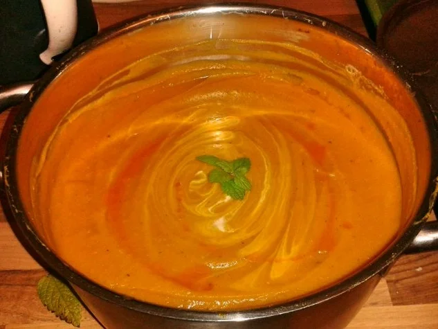 Einfache Kürbissuppe - Rezept