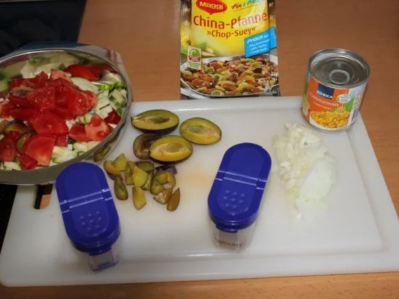 fruchtige Gemüsepfanne - Rezept