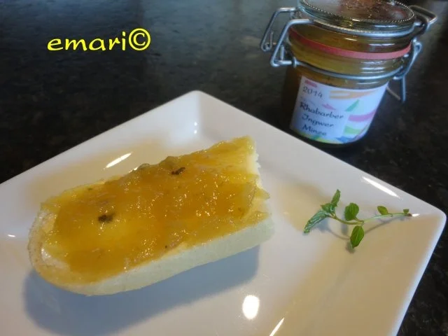 Rhabarber - Ingwer - Minze Marmelade - Rezept - Bild Nr. 2