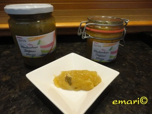 Rhabarber - Ingwer - Minze Marmelade - Rezept - Bild Nr. 12