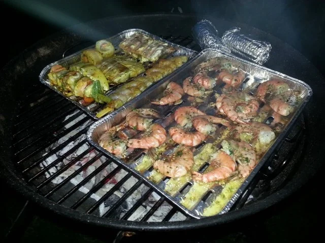 ~ Mediterrane Knoblauch-Garnelen vom Grill ~ - Rezept - Bild Nr. 2