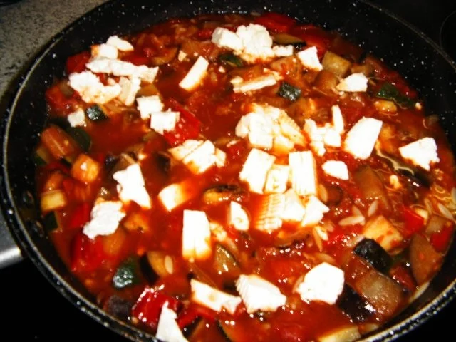 Ratatouille mit Kritharki-Nudeln - Rezept - Bild Nr. 9