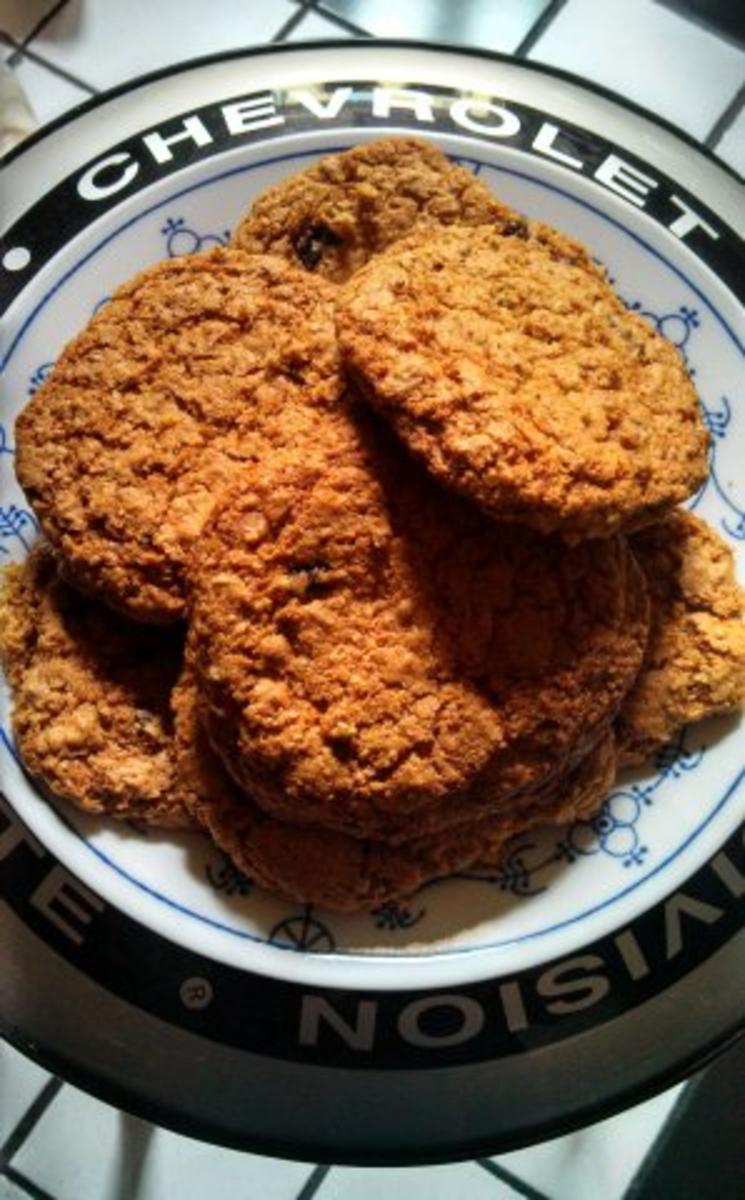 Oatmeal Raisin Cookies \"California\" Rezept kochbar.de