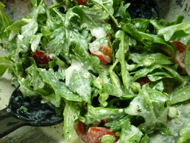 Wilde Rauke-Tomatensalat - Rezept - Bild Nr. 3