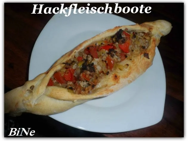 Rezept: BiNe` S HACKFLEISCHBOOTE Bild Nr. 2 BiNe` S HACKFLEISCHBOOTE - Rezept - Bild Nr. 2