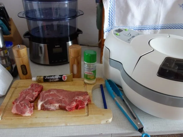 Gebratenes vom Schopf mit Knochen - Rezept