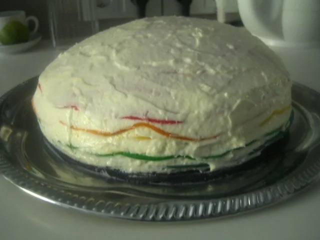 Regenbogen-Torte - Rezept - Bild Nr. 4