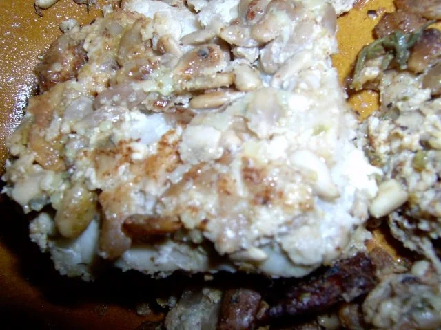 Rezept: Fisch-Tempura mit Haferkleie und Sonnenblumenkernen Fisch-Tempura mit Haferkleie und Sonnenblumenkernen - Rezept