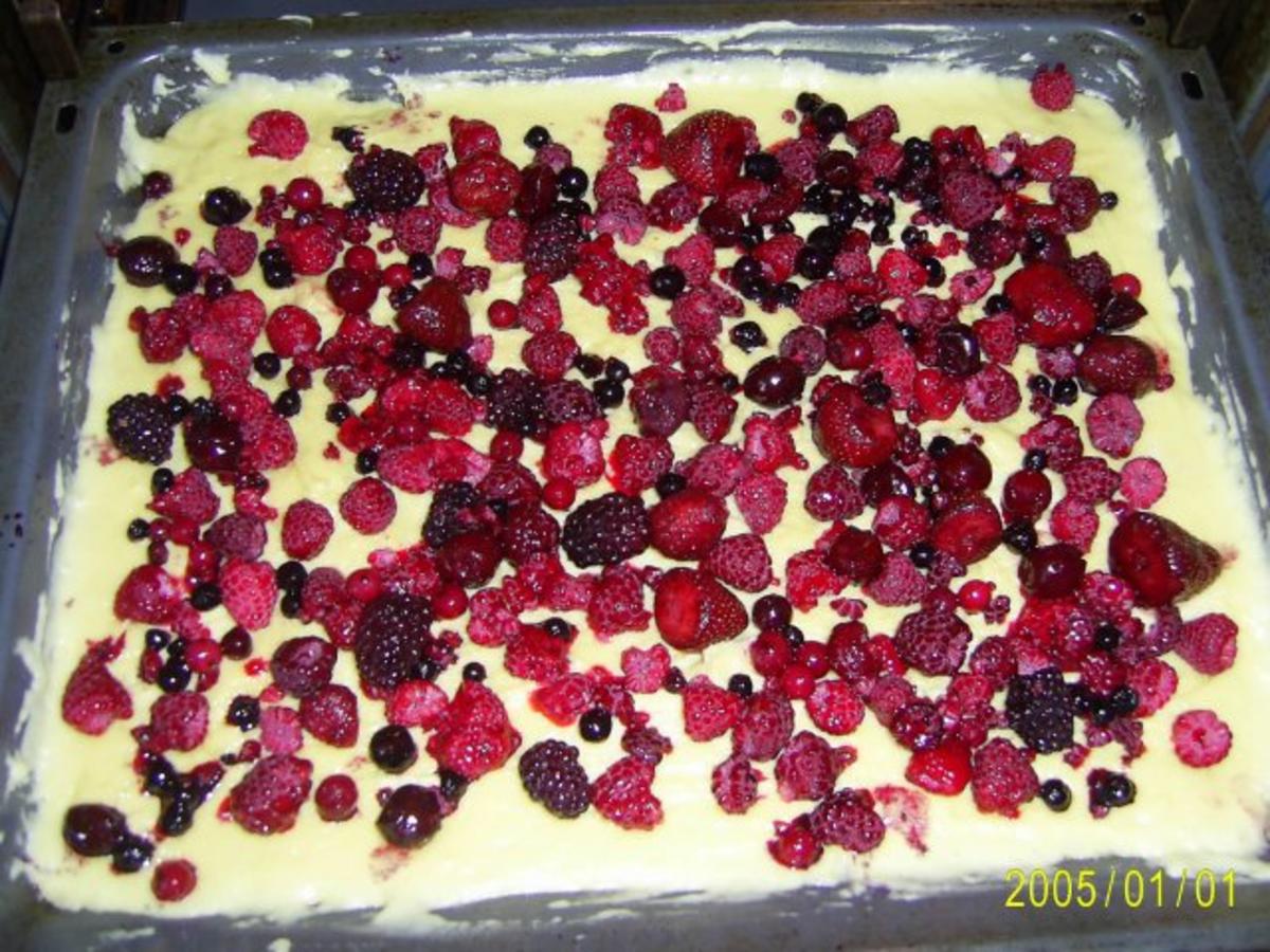 Kuchen: Beerenkuchen mit Guss und feinem Aroma - Rezept - Bild Nr. 4