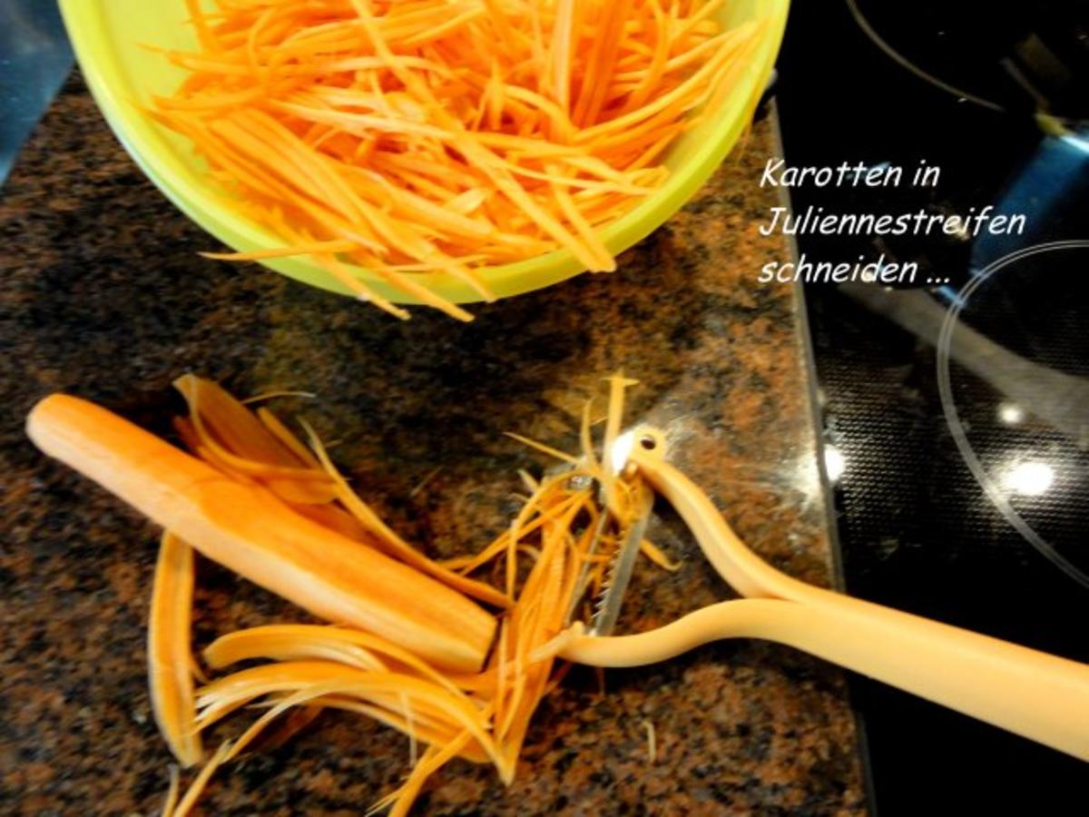 Gemüse:   KAROTTEN - JULIENNE - Rezept - Bild Nr. 4