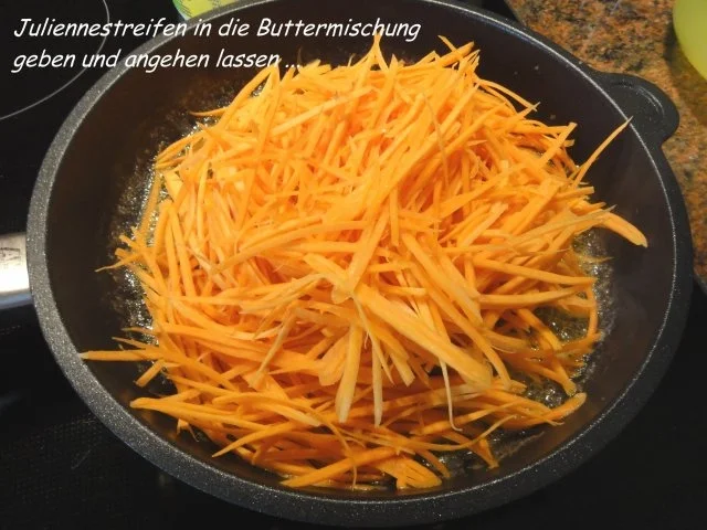 Gemüse:   KAROTTEN - JULIENNE - Rezept - Bild Nr. 5
