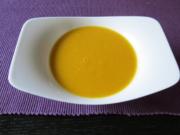 Gelbes Paprikasüppchen mit Erdnuss und Ingwer - Rezept