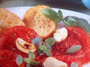 Rezept: Geschmorte Knoblauchtomaten Geschmorte Knoblauchtomaten - Rezept
