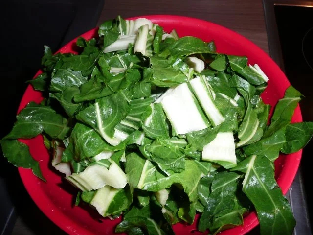 Mangold an Salzkartoffeln & Spiegelei. - Rezept - Bild Nr. 4