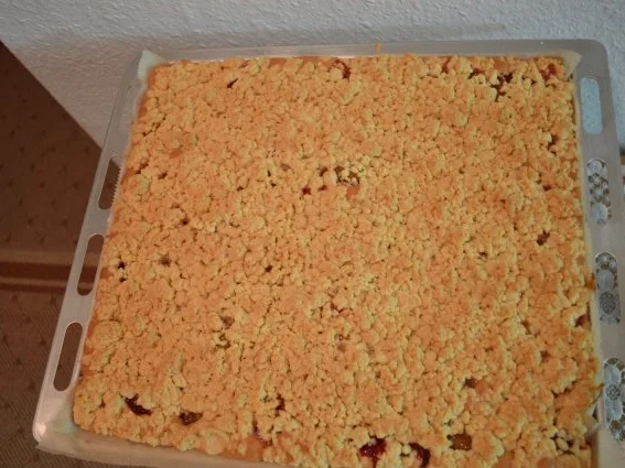 Pflaumenblechkuchen - Rezept