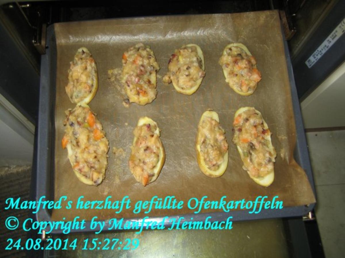 Gemüse – Manfred’s herzhaft gefüllte Ofenkartoffeln - Rezept - Bild Nr. 4