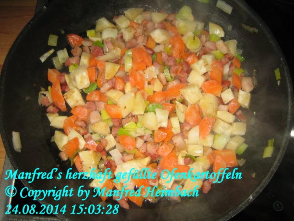 Gemüse – Manfred’s herzhaft gefüllte Ofenkartoffeln - Rezept - Bild Nr. 7