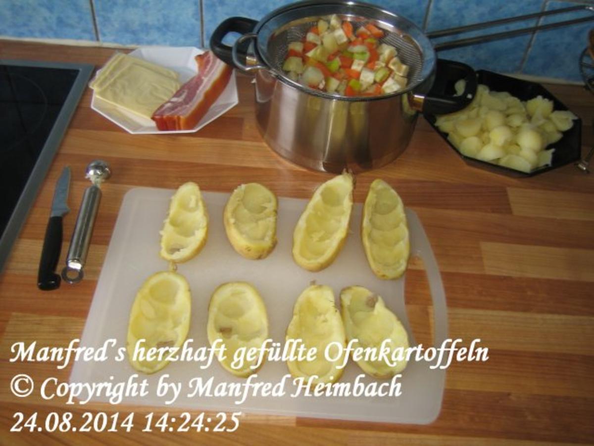 Gemüse – Manfred’s herzhaft gefüllte Ofenkartoffeln - Rezept - Bild Nr. 9