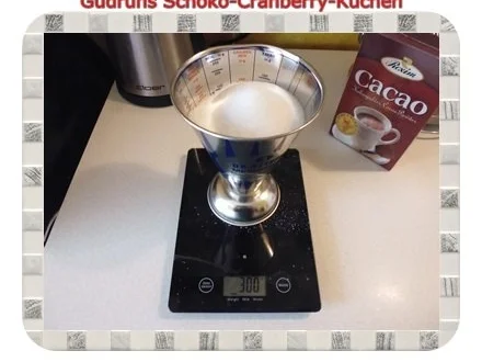 Kuchen: Schoko-Cranberrykuchen - Rezept - Bild Nr. 4